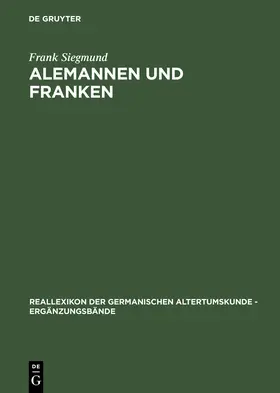 Siegmund |  Alemannen und Franken | Buch |  Sack Fachmedien