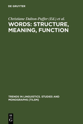 Ritt / Dalton-Puffer |  Words: Structure, Meaning, Function | Buch |  Sack Fachmedien
