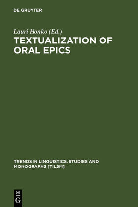 Honko |  Textualization of Oral Epics | Buch |  Sack Fachmedien