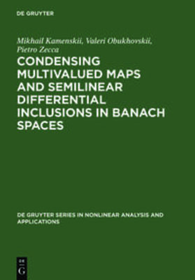 Kamenskii / Zecca / Obukhovskii |  Condensing Multivalued Maps and Semilinear Differential Inclusions in Banach Spaces | Buch |  Sack Fachmedien