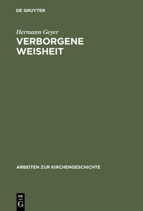 Geyer |  Verborgene Weisheit | Buch |  Sack Fachmedien