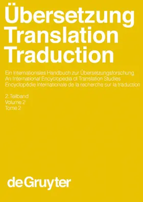 Kittel / Greiner / Frank |  Übersetzung - Translation - Traduction. 2. Teilband | Buch |  Sack Fachmedien