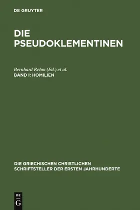 Strecker / Rehm | Homilien | Buch | 978-3-11-017315-4 | sack.de