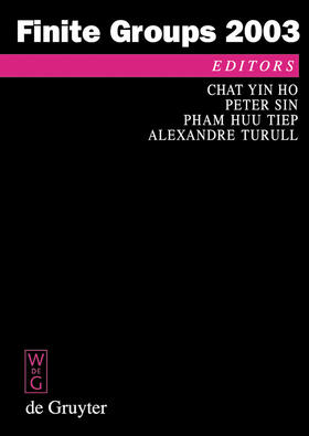 Ho / Turull / Sin |  Finite Groups 2003 | Buch |  Sack Fachmedien