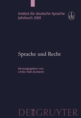 Haß-Zumkehr |  Sprache und Recht | Buch |  Sack Fachmedien