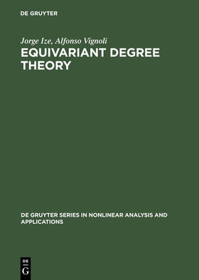 Vignoli / Ize |  Equivariant Degree Theory | Buch |  Sack Fachmedien