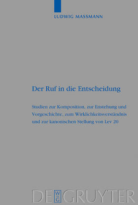 Massmann |  Der Ruf in die Entscheidung | Buch |  Sack Fachmedien