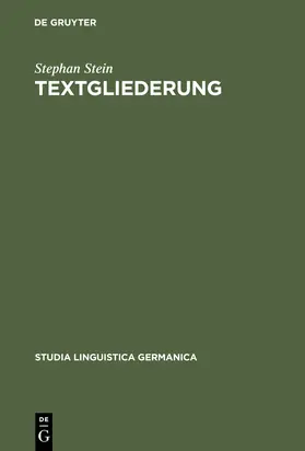 Stein |  Textgliederung | Buch |  Sack Fachmedien