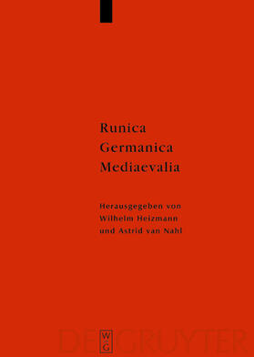 Nahl / Heizmann |  Runica - Germanica - Mediaevalia | Buch |  Sack Fachmedien