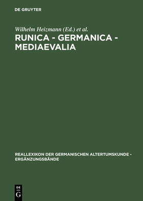 Nahl / Heizmann |  Runica - Germanica - Mediaevalia | Buch |  Sack Fachmedien