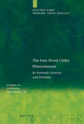 Saito / Sabel |  The Free Word Order Phenomenon | Buch |  Sack Fachmedien