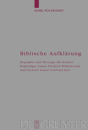 Pockrandt | Biblische Aufklärung | Buch | 978-3-11-017836-4 | sack.de