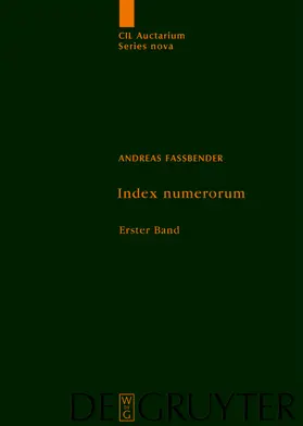  Corpus inscriptionum Latinarum. Auctarium Series Nova | Buch |  Sack Fachmedien