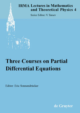Sonnendrücker |  Three Courses on Partial Differential Equations | Buch |  Sack Fachmedien