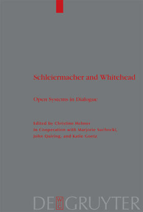 Helmer |  Schleiermacher and Whitehead | Buch |  Sack Fachmedien