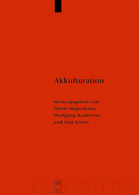 Hägermann / Haubrichs / Jarnut |  Akkulturation | Buch |  Sack Fachmedien