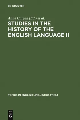 Emmons / Curzan |  Studies in the History of the English Language II | Buch |  Sack Fachmedien