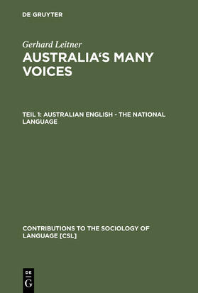 Leitner |  Australian English - The National Language | Buch |  Sack Fachmedien