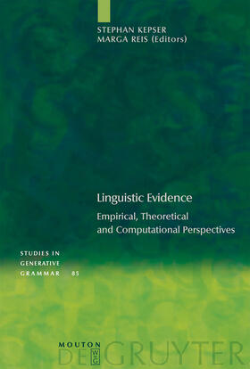 Reis / Kepser |  Linguistic Evidence | Buch |  Sack Fachmedien