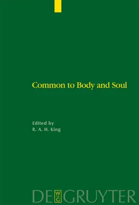 King |  Common to Body and Soul | Buch |  Sack Fachmedien