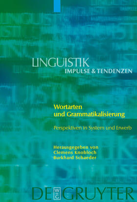 Schaeder / Knobloch |  Wortarten und Grammatikalisierung | Buch |  Sack Fachmedien