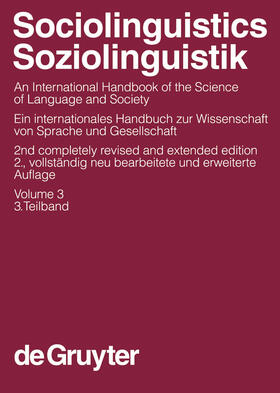 Ammon / Trudgill / Dittmar |  Sociolinguistics / Soziolinguistik. Volume 3 | Buch |  Sack Fachmedien
