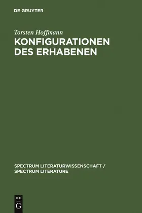 Hoffmann |  Konfigurationen des Erhabenen | Buch |  Sack Fachmedien