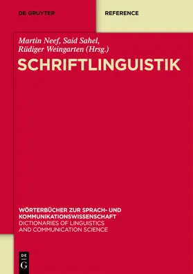 Neef / Sahel / Weingarten |  Schriftlinguistik | Buch |  Sack Fachmedien