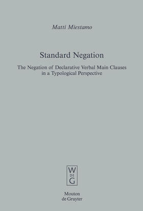 Miestamo |  Standard Negation | Buch |  Sack Fachmedien