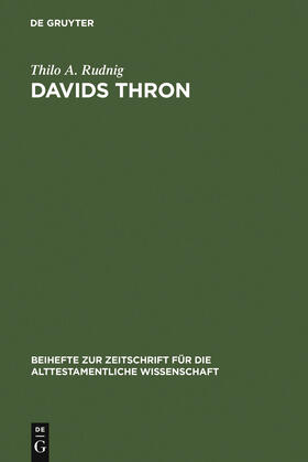 Rudnig |  Davids Thron | Buch |  Sack Fachmedien