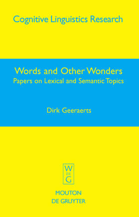 Geeraerts |  Words and Other Wonders | Buch |  Sack Fachmedien