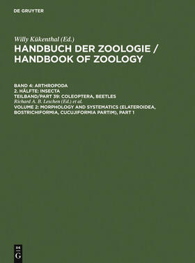 Leschen / Beutel / Lawrence |  Morphology and Systematics (Elateroidea, Bostrichiformia, Cucujiformia partim) | Buch |  Sack Fachmedien