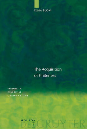 Blom |  The Acquisition of Finiteness | Buch |  Sack Fachmedien