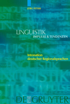 Peters |  Intonation deutscher Regionalsprachen | Buch |  Sack Fachmedien