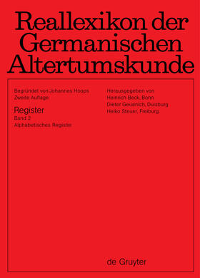 Geuenich / Hoops / Beck |  Band 1: Autoren, Stichwörter, Fachregister, Abkürzungsverzeichnis. Band 2: Alphabetisches Register | Buch |  Sack Fachmedien