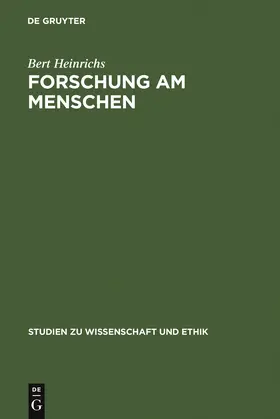 Heinrichs |  Forschung am Menschen | Buch |  Sack Fachmedien