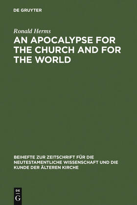 Herms |  An Apocalypse for the Church and for the World | Buch |  Sack Fachmedien
