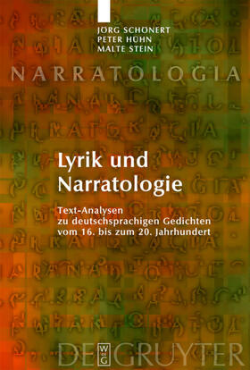 Schönert / Stein / Hühn |  Lyrik und Narratologie | Buch |  Sack Fachmedien