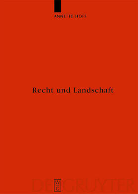 Hoff |  Recht und Landschaft | eBook | Sack Fachmedien