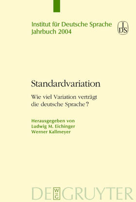 Eichinger / Kallmeyer |  Standardvariation | eBook | Sack Fachmedien