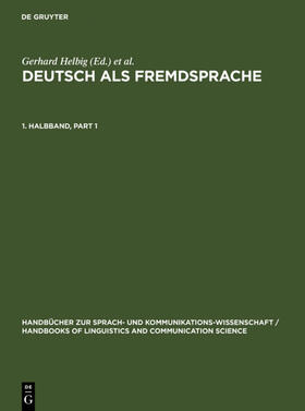 Helbig / Götze / Henrici |  Deutsch als Fremdsprache. 1. Halbband | eBook | Sack Fachmedien