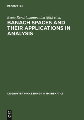 Randrianantoanina |  Banach Spaces and their Applications in Analysis | Buch |  Sack Fachmedien