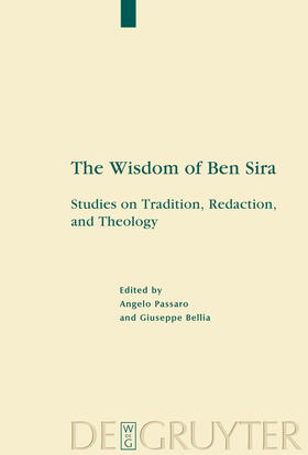 Bellia / Passaro |  The Wisdom of Ben Sira | Buch |  Sack Fachmedien