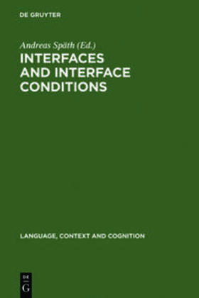 Späth |  Interfaces and Interface Conditions | Buch |  Sack Fachmedien