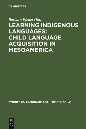 Pfeiler |  Learning Indigenous Languages: Child Language Acquisition in Mesoamerica | Buch |  Sack Fachmedien