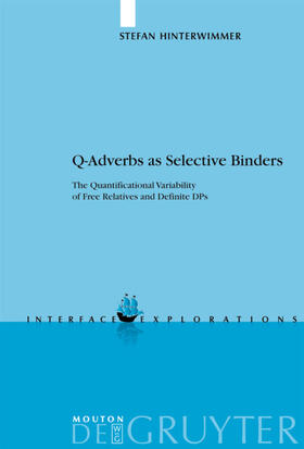 Hinterwimmer |  Q-Adverbs as Selective Binders | Buch |  Sack Fachmedien