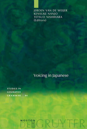 Weijer / Nanjo / Nishihara |  Voicing in Japanese | eBook | Sack Fachmedien