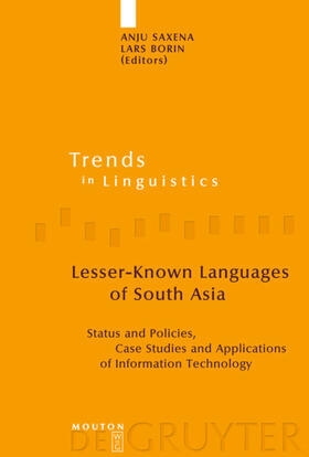 Saxena / Borin |  Lesser-Known Languages of South Asia | eBook | Sack Fachmedien