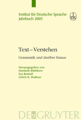 Blühdorn / Breindl / Eva / Blühdorn |  Text - Verstehen | eBook | Sack Fachmedien