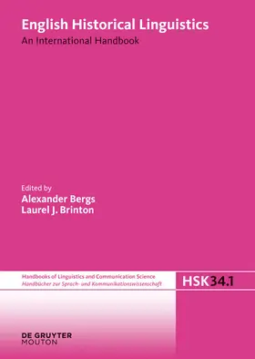 Brinton / Bergs |  English Historical Linguistics. Volume 1 | Buch |  Sack Fachmedien